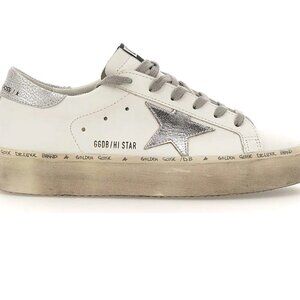 Golden Goose Hi Stars Silver